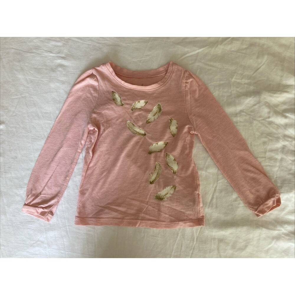 18 Months Cherokee baby girl clothes -  one piece shirt | feather theme